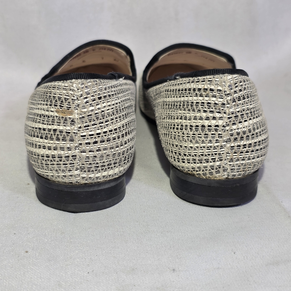 Cole Haan Size 5 B Sabrina Woven Loafer Flat Leather Textured Flat D43680 - Picture 5 of 9